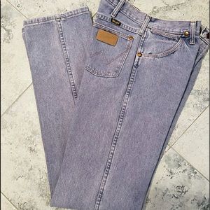 WRANGLER RARE VINTAGE LAVENDER JEANS 34x38